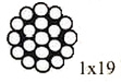 1x19 Stainless Cable
