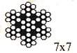 7x7 Stainless Cable